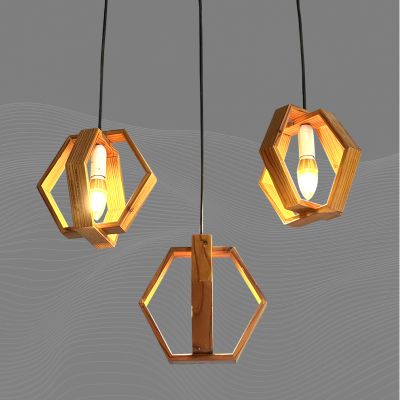 ĐÈN TREO TRẦN HÌNH LỤC GIÁC