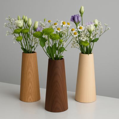 BÌNH HOA GỖ TỰ NHIÊN