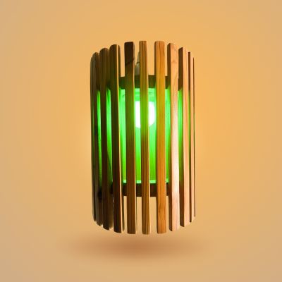 ĐÈN NAN ỐP TƯỜNG BÁN TRỤ – CẦU